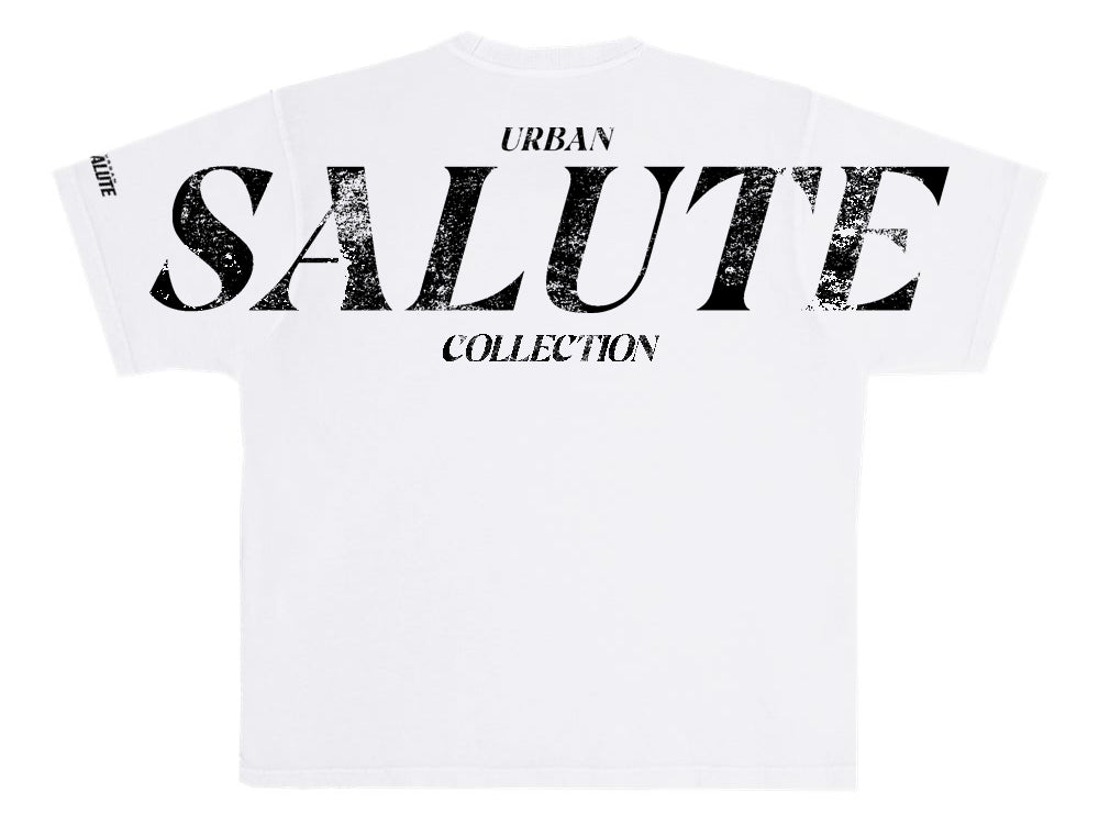 Urban Heavy Duty T-Shirt: White and Black