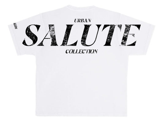 Urban Heavy Duty T-Shirt: White and Black