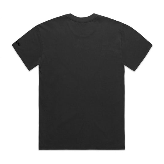 Urban Heavy Duty Faded T-Shirt: Black on Black