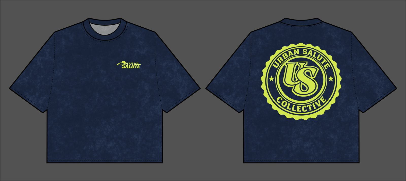 US CERTIFIED T-Shirt: Blue and Green