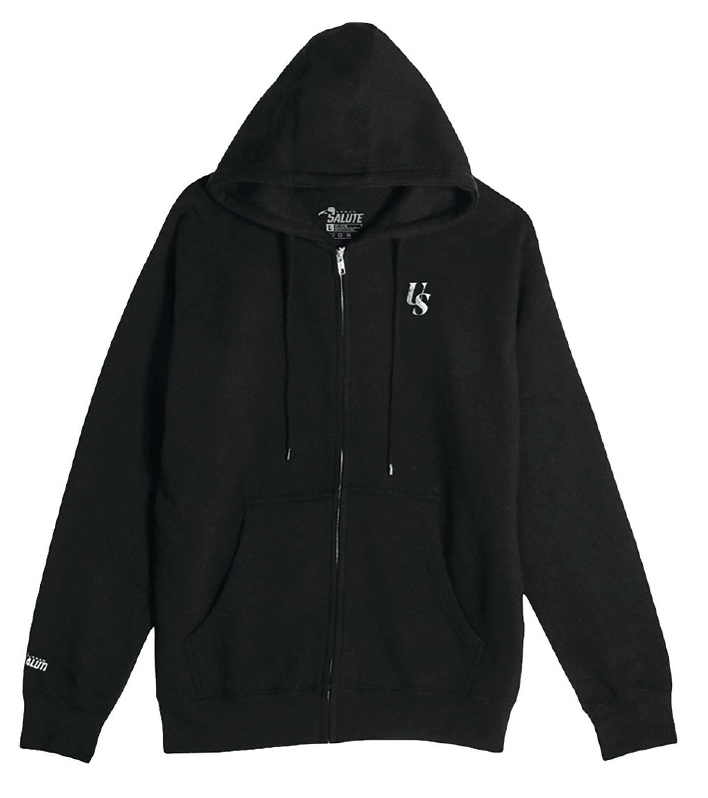 “Respect & Recognition” Premium Full Zip Hoodie: Black
