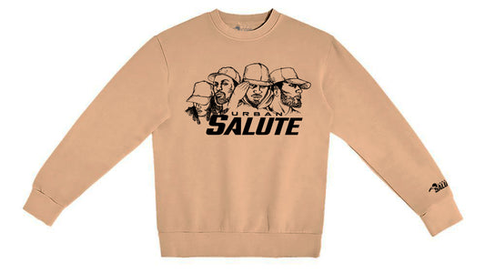 "Mount Rushmore Salute" Crewneck: Burrough and Black