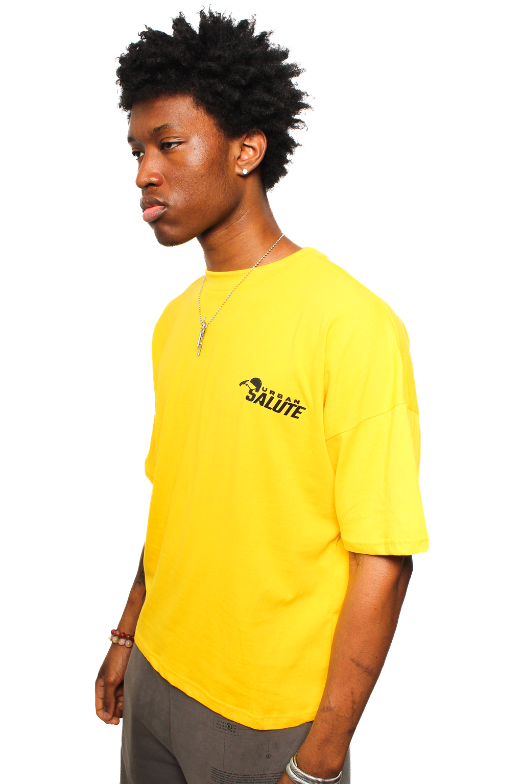 US CERTIFIED T-Shirt: Yellow and White