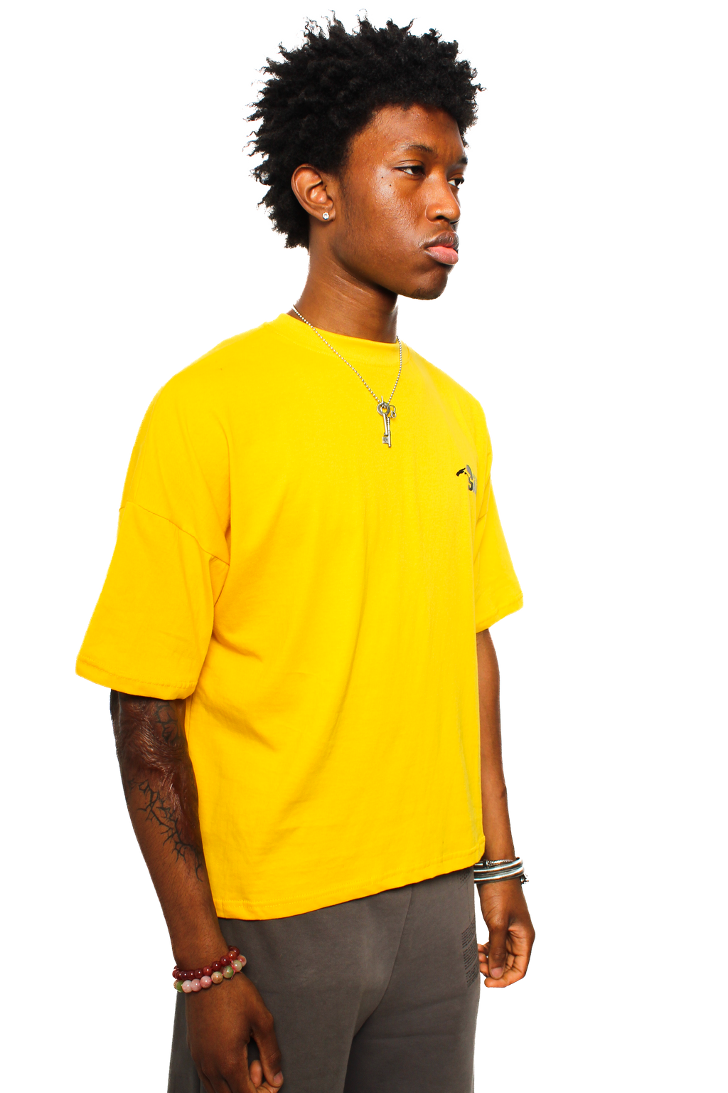 US CERTIFIED T-Shirt: Yellow and White